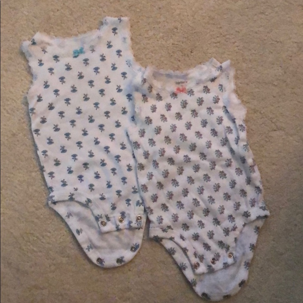 Any girl tank tops onesie 3 months